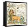 The Frightened Lion, Illustration from 'Baby's Own Aesop', Engraved and Printed by Edmund Evans,…-Walter Crane-Framed Stretched Canvas