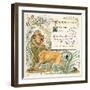 The Frightened Lion, Illustration from 'Baby's Own Aesop', Engraved and Printed by Edmund Evans,…-Walter Crane-Framed Giclee Print