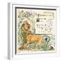 The Frightened Lion, Illustration from 'Baby's Own Aesop', Engraved and Printed by Edmund Evans,…-Walter Crane-Framed Giclee Print