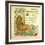 The Frightened Lion-null-Framed Giclee Print