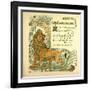 The Frightened Lion-null-Framed Giclee Print