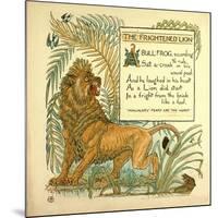 The Frightened Lion-null-Mounted Giclee Print