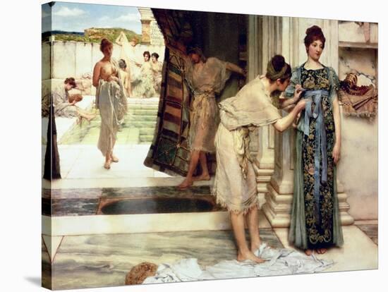 The Frigidarium-Sir Lawrence Alma-Tadema-Stretched Canvas