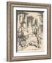 'The Frog Footman delivers the invitation', 1889-John Tenniel-Framed Giclee Print