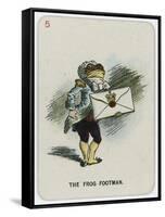 The Frog-Footman-John Tenniel-Framed Stretched Canvas