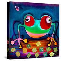 The Frog Jumps-Susse Volander-Stretched Canvas