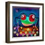 The Frog Jumps-Susse Volander-Framed Art Print