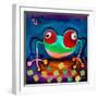 The Frog Jumps-Susse Volander-Framed Art Print