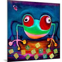 The Frog Jumps-Susse Volander-Mounted Art Print