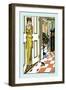 The Frog Prince, Greeting the Frog, c.1900-Walter Crane-Framed Art Print