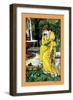 The Frog Prince, In Yellow, c.1900-Walter Crane-Framed Art Print