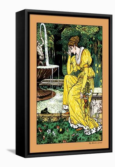 The Frog Prince, In Yellow, c.1900-Walter Crane-Framed Stretched Canvas