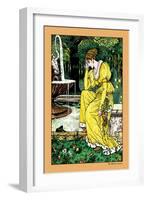 The Frog Prince, In Yellow, c.1900-Walter Crane-Framed Art Print