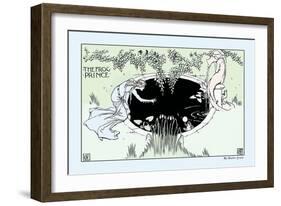 The Frog Prince, The Fountain, c.1900-Walter Crane-Framed Art Print