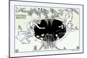 The Frog Prince, The Fountain, c.1900-Walter Crane-Mounted Art Print