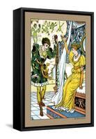 The Frog Prince, The Transformation, c.1900-Walter Crane-Framed Stretched Canvas