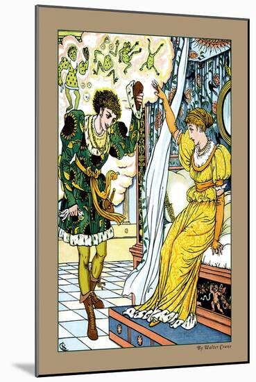 The Frog Prince, The Transformation, c.1900-Walter Crane-Mounted Art Print