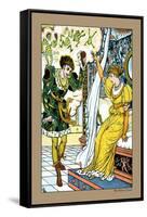 The Frog Prince, The Transformation, c.1900-Walter Crane-Framed Stretched Canvas