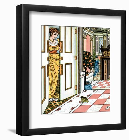 The Frog Prince-Walter Crane-Framed Premium Giclee Print