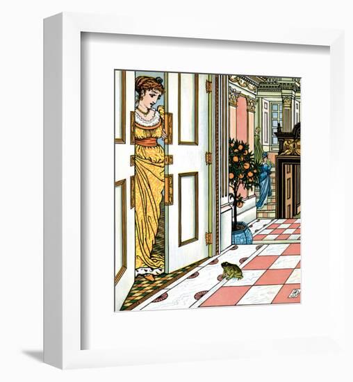 The Frog Prince-Walter Crane-Framed Premium Giclee Print