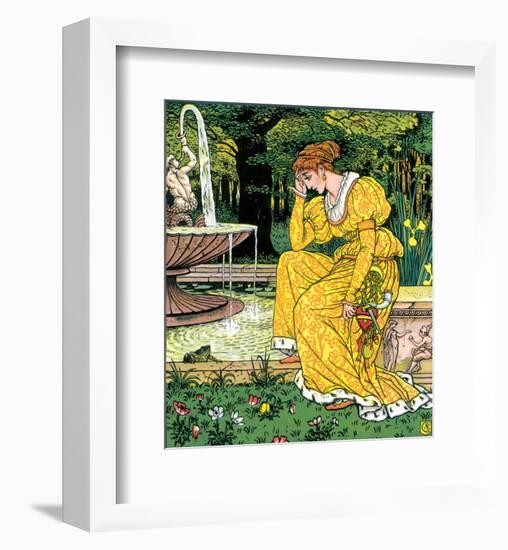 The Frog Prince-Walter Crane-Framed Premium Giclee Print