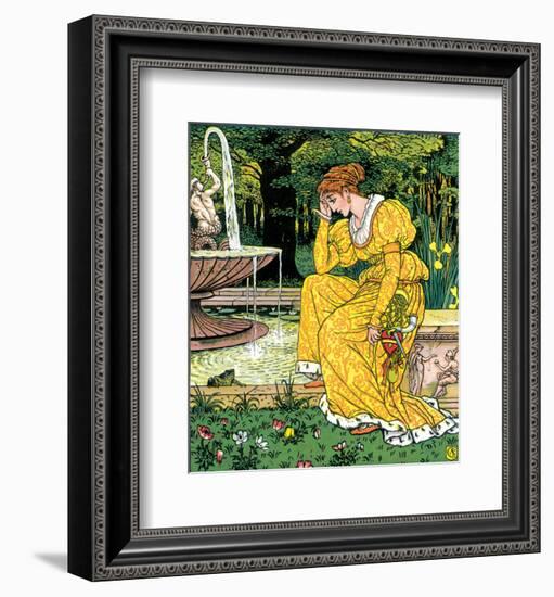 The Frog Prince-Walter Crane-Framed Premium Giclee Print