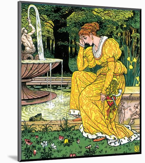 The Frog Prince-Walter Crane-Mounted Premium Giclee Print