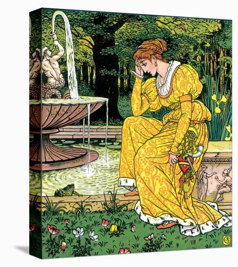 The Frog Prince-Walter Crane-Stretched Canvas