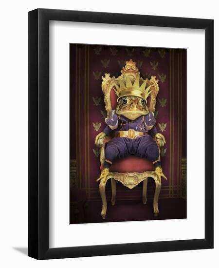 The Frog Prince-J Hovenstine Studios-Framed Premium Giclee Print