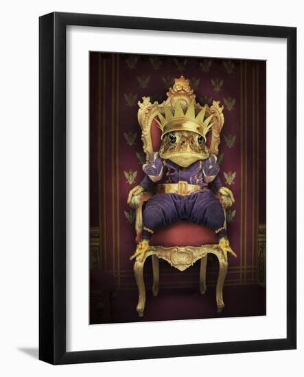 The Frog Prince-J Hovenstine Studios-Framed Giclee Print