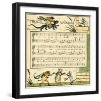 The frog's wooing-Walter Crane-Framed Giclee Print