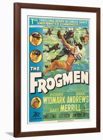 The Frogmen, 1951, Directed by Lloyd Bacon-null-Framed Giclee Print