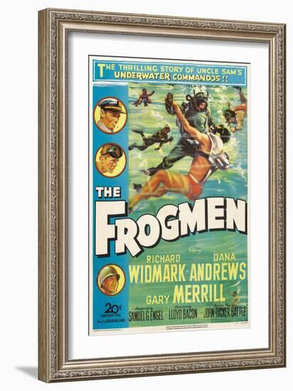 The Frogmen, 1951, Directed by Lloyd Bacon-null-Framed Giclee Print