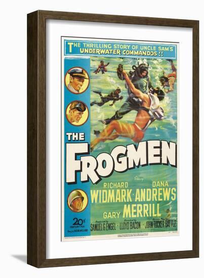 The Frogmen, 1951, Directed by Lloyd Bacon-null-Framed Giclee Print