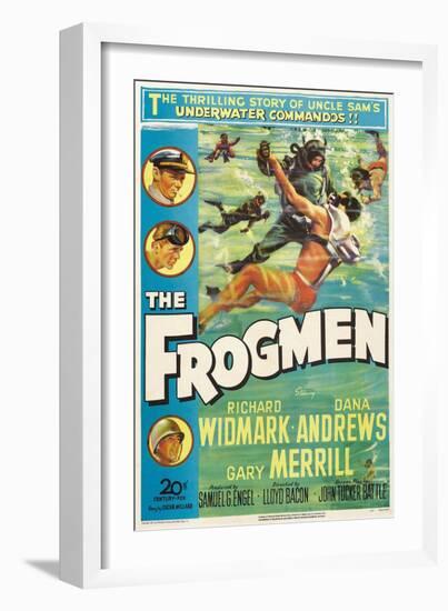 The Frogmen, 1951, Directed by Lloyd Bacon-null-Framed Giclee Print