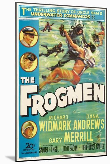 The Frogmen, 1951, Directed by Lloyd Bacon-null-Mounted Giclee Print