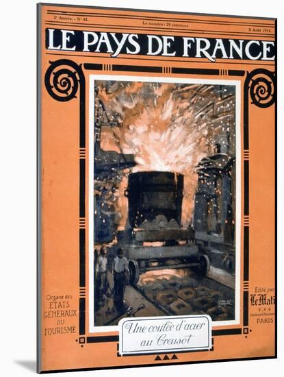 The Front Cover of Le Pays De France, 5 August 1915-null-Mounted Giclee Print