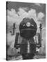 The Front End of a Streamlined Locomotive Sitting in Shaffer's Crossing Yard-Thomas D^ Mcavoy-Stretched Canvas