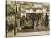 The Front Garden of the Steinbart Villa in Berlin-Max Slevogt-Stretched Canvas