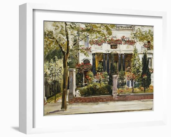 The Front Garden of the Steinbart Villa in Berlin-Max Slevogt-Framed Giclee Print