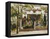 The Front Garden of the Steinbart Villa in Berlin-Max Slevogt-Framed Stretched Canvas