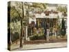 The Front Garden of the Steinbart Villa in Berlin-Max Slevogt-Stretched Canvas