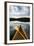 The Front Of A Canoe And Paddle At Upper Priest Lake In North Idaho-Ben Herndon-Framed Photographic Print