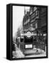 The Front of Staples Inn and the Entrance to Holborn Underground Station Central London-null-Framed Stretched Canvas