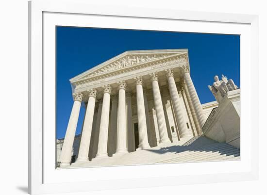 The Front of the US Supreme Court in Washington, Dc.-Gary Blakeley-Framed Photographic Print