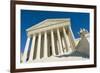 The Front of the US Supreme Court in Washington, Dc.-Gary Blakeley-Framed Photographic Print