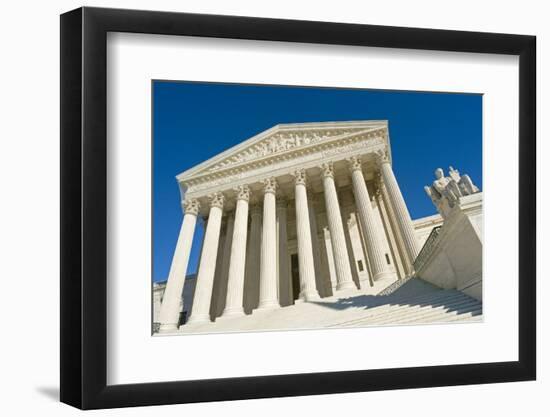 The Front of the US Supreme Court in Washington, Dc.-Gary Blakeley-Framed Photographic Print