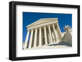 The Front of the US Supreme Court in Washington, Dc.-Gary Blakeley-Framed Photographic Print