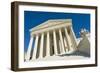 The Front of the US Supreme Court in Washington, Dc.-Gary Blakeley-Framed Photographic Print