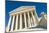 The Front of the US Supreme Court in Washington, Dc.-Gary Blakeley-Mounted Photographic Print